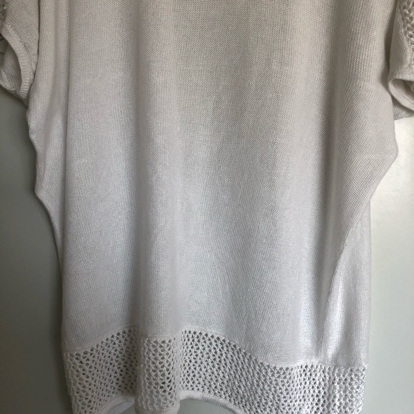 Short Sleeved Open Knit Cardigan - Picture 10 of 11